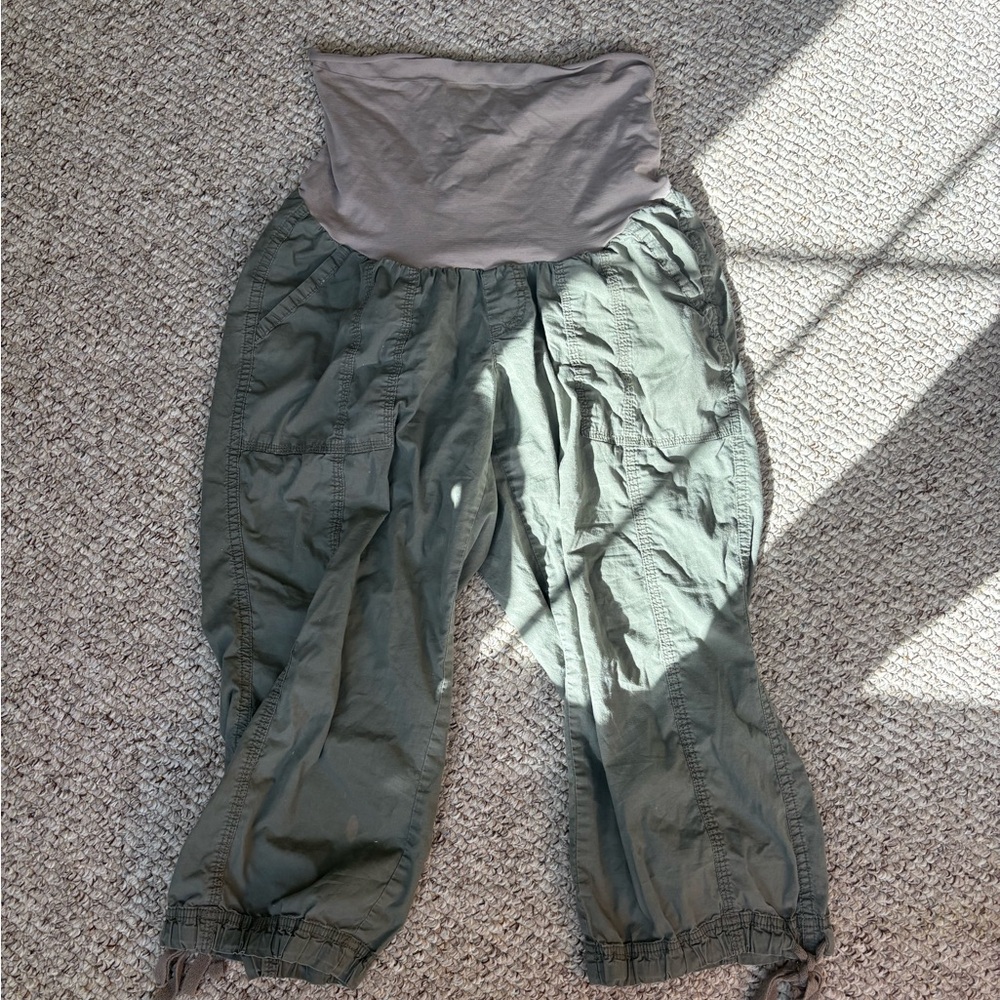 Motherhood Olive Green Kids Pants